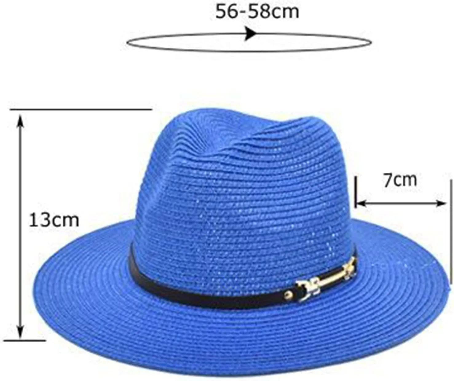 Sun Hats for Women Summer Wide Brim UV UPF 80  Panama Fedora oldable Packable traw Beach Vacation Hat