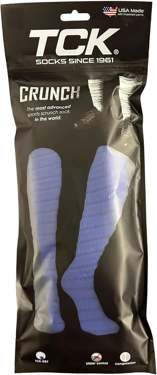 TCK Football Leg Sleeves Scrunch - Long Sports Sleeves For Men, Women, Youth, Boys, Girls and Athletes
