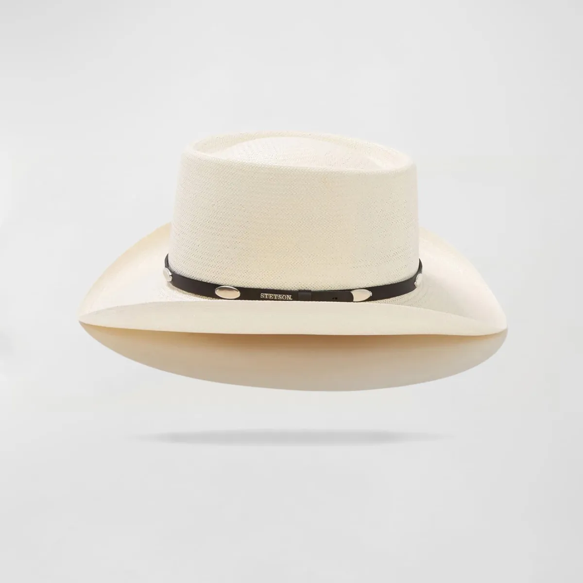 The Modern Classic Straw Pork Pie Cowboy Hat - Black