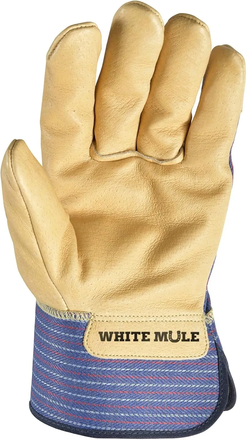 Wells Lamont Heavy Duty Work Gloves with Leather Palm (Wells Lamont 3300XL), Palomino, X-Large (Pack of 1)