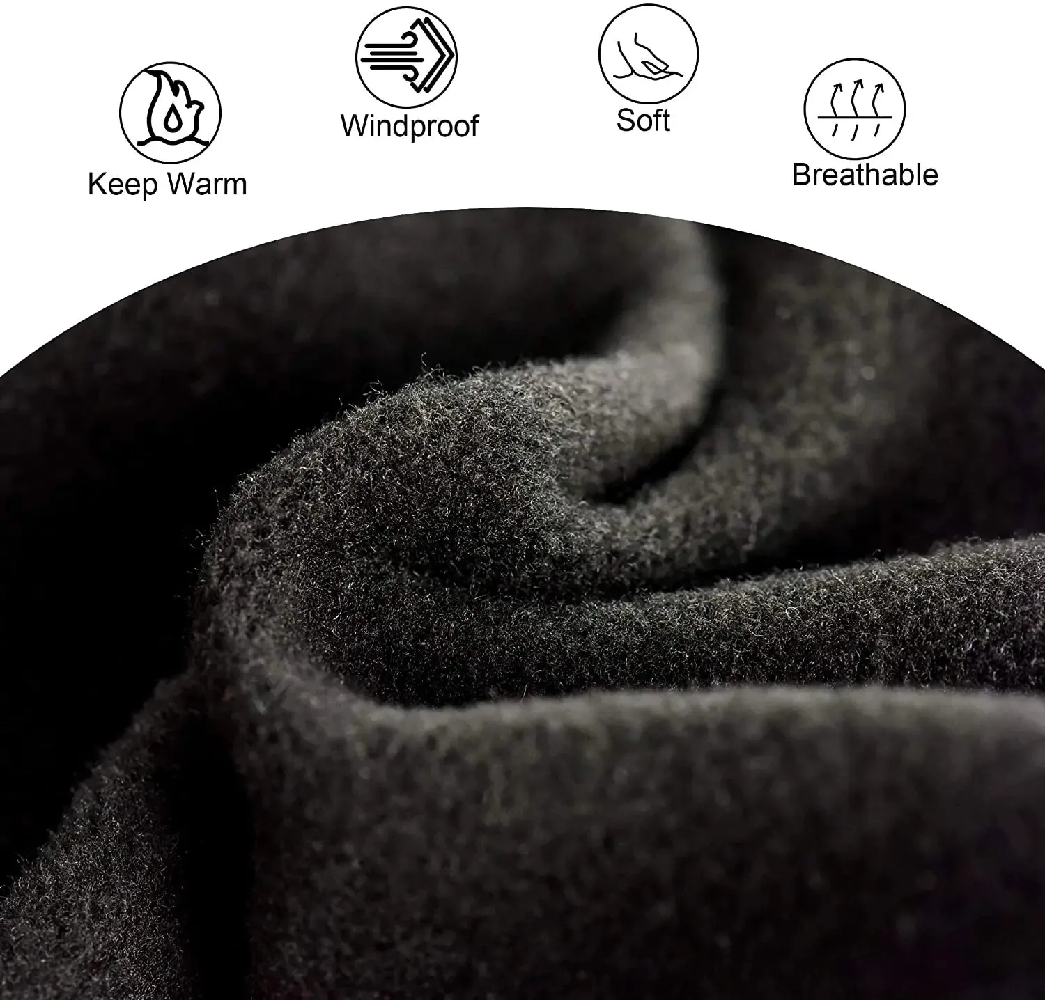Winter Ear Warmers - Fleece Headband for Sports and Outdoor Activities (3 Pack)