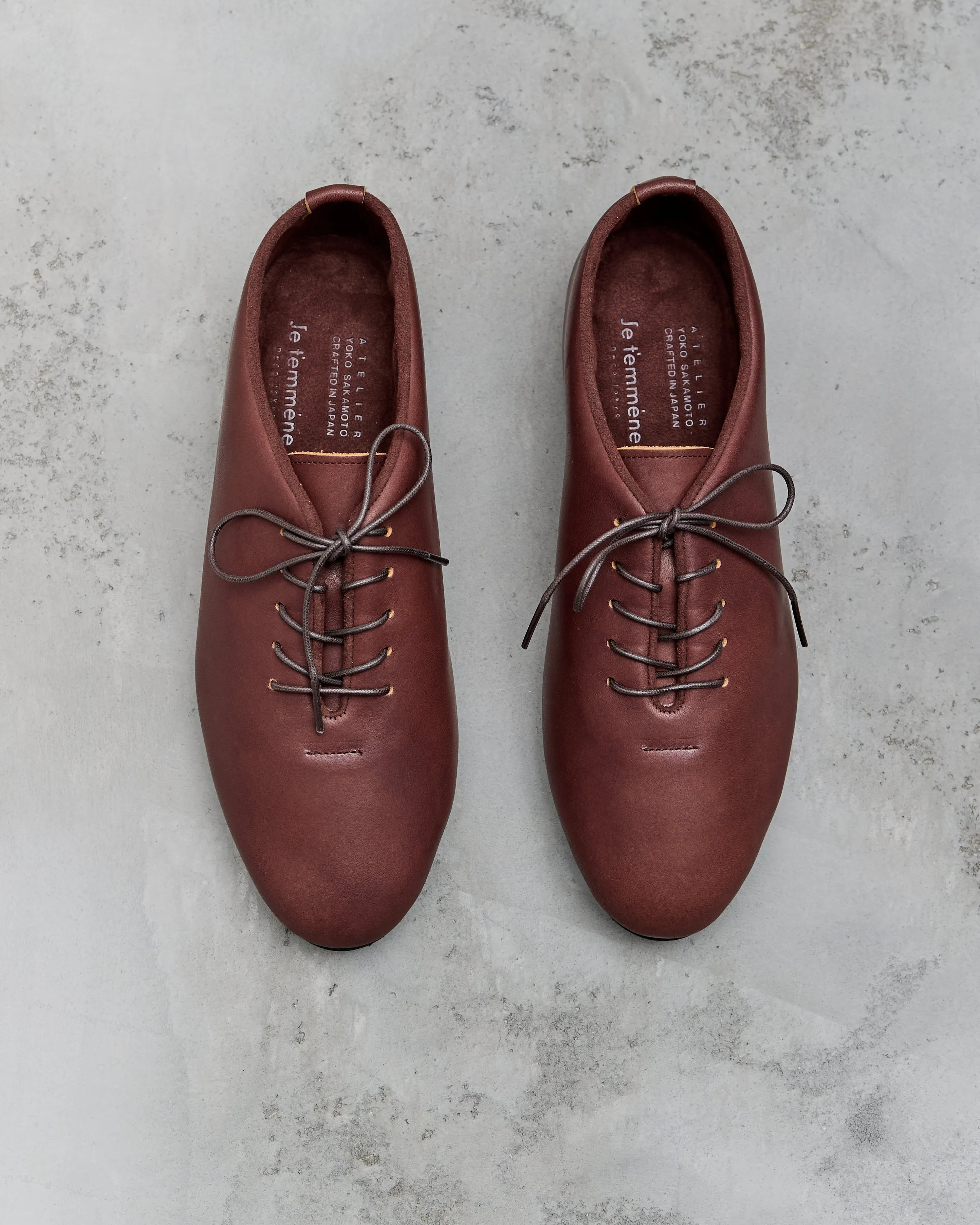 Yoko Sakamoto Jazz Flat Shoes, Brown